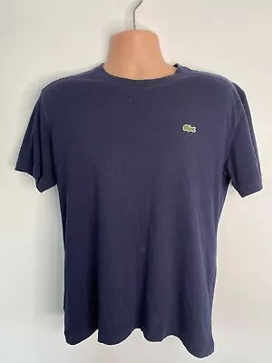 Men’s Medium Lacoste Tee Navy • £9.99