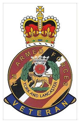 York And Lancaster Regiment Hm Armed Forces Veterans Sticker • £2.99