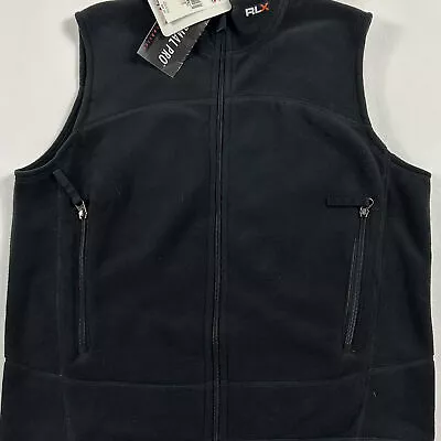 $99.99 • Buy NWT RLX Polo Sport USA Made Polartec Thermal Pro Full Zip Fleece Vest Jacket S