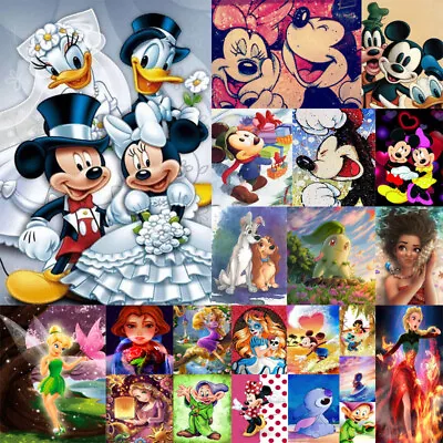 $15.94 • Buy Cartoon Full Drill DIY 5D Diamond Painting Embroidery Cross Stitch Mural Art HOT