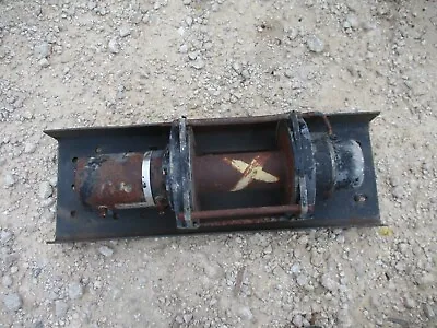 Used 6K 24v Winch For PARTS ONLY W/Front Plate Old Style  HMMWV M998 • $299