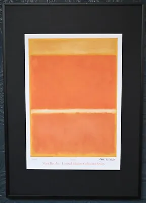 Mark Rothko Signed & Framed Poster Limited Edition Large Artwork Painting Print • £250