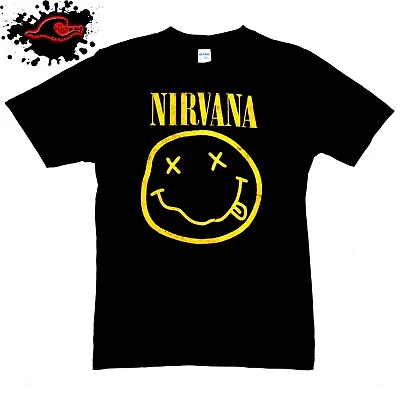 Nirvana - Vintage Smiley Face - Official Band T-Shirt • $34