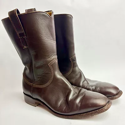 R. M. Williams Dark Brown All Leather Longhorn Brand Size 9 AU Boots • $350