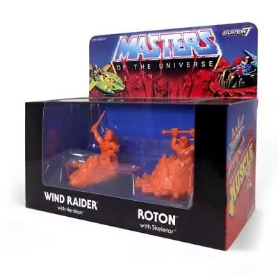 Masters Of The Universe M.U.S.C.L.E. Wind Raider And Roton - Orange • $13.49