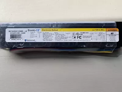 Universal Lighting Basic-12 Electronic Ballast B234SR120M-A 120V • $22.99