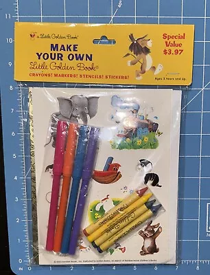2003 Make Your Own Little Golden Book Crayon/ Marker/Stencil/ Sticker Blank Book • $19.99