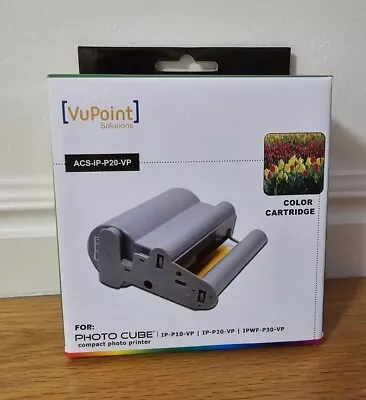 VuPoint Photo Cube Compact Printer Color Cartridge ACS-IP-P10-VP Solutions - New • $12