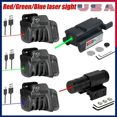 Hunting Laser Sight Scope For Glock 17 19 21 Taurus G2c 20mm Picatinny Rail • $9.01