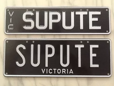 Personalised Number Plates To Suit SUPercharged Ute • $475