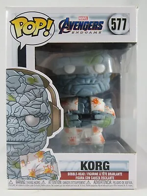 Marvel Funko Pop - Korg - Avengers: Endgame - No. 577 - Free Protector • $28