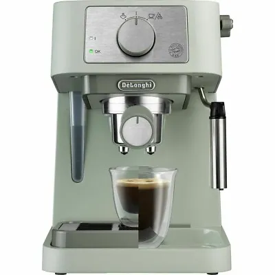 De'Longhi EC260.GR Stilosa Traditional Pump Espresso Coffee Machine 15 Bar Sage • £77.99