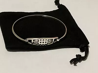 Carrick Jewellery Solid Sterling Silver Bangle Hallmarked Edinburgh 1993 (8.29g) • £22