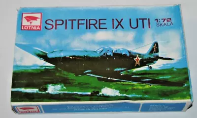Vintage Lotnia Spitfire IX UTI 1:72 Scale Plastic Model Poland • $11.85
