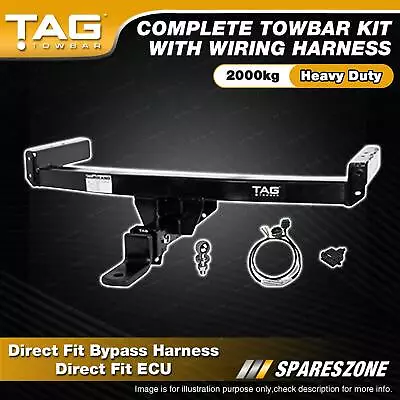 TAG HD Towbar Kit For Mitsubishi Outlander ZJ ZL ZK 12-On 2000kg Enamel-Dipped • $909.95