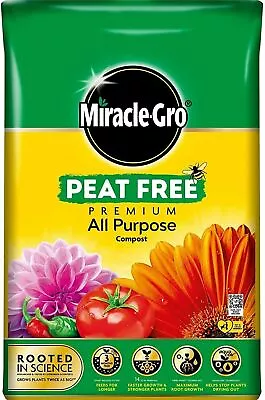 Miracle Gro All Purpose Enriched Compost Garden Plant Growing Soil 10L - 50L • £8.99