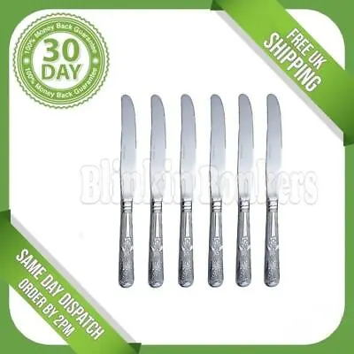 £8.49 • Buy 6 Kings Pattern Dessert Knives Set Of Six Quality Design Catering Grade Cutlery