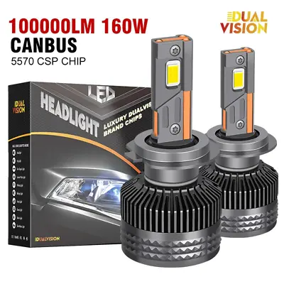 100000LM H7 LED Canbus Car Headlight Super HB4 H11 H4 H1 9012 HB3 9005 9006 H8  • $34.22