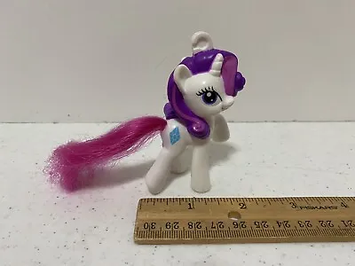 McDonalds Happy Meal Toy 2012  My Little Pony Unicorn PVC 3 Inch White & Purple • $2.99