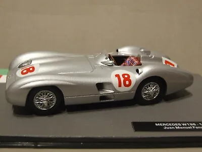 1955 Formula 1 FANGIO  Mercedes W196 1:43 Scale • £14.50