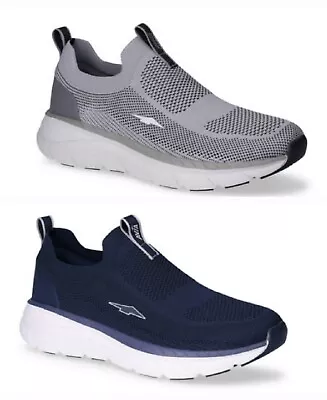 Avia Men's Blue Or Gray Knit Upper Slip-on Low-Top Athletic Sneakers Shoes: 8-13 • $27.99