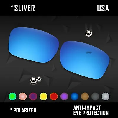 Anti Scratch Polarized Lot Replacement Lenses For-Oakley Sliver OO9262 Options • £9.59