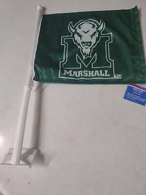 Officially Licensed NCAA Marshall Thundering Herd Team Logo Car Window Flag  • $6.99