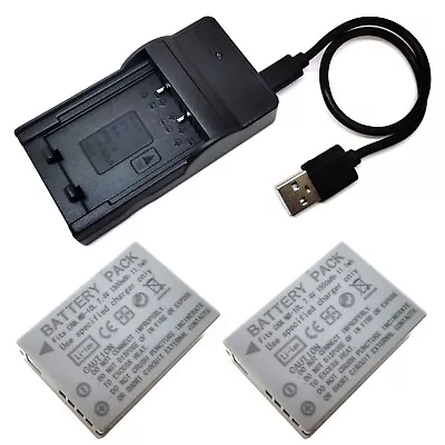 Battery / Charger For Canon PowerShot G1 X G3 X G15 G16 SX40 HS SX50 HS SX60 HS • $19.98