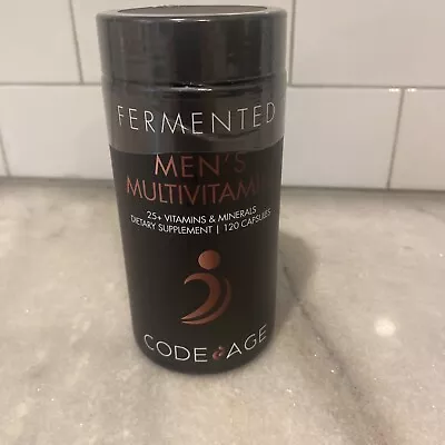 Fermented Code Age Men’s Multivitamin 25+ Vitamins Minerals 120 Caps -exp 3/25 • $24.99