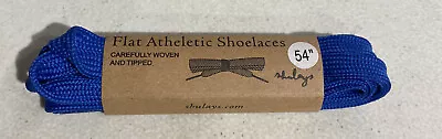 New Shulay’s Flat Athletic Shoelace Fits Running Shoes & Boots 54” Blue • $3