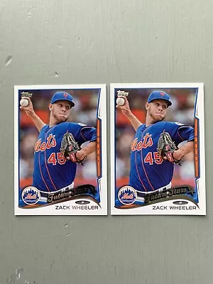 2014 Topps Series 1 - Zack Wheeler Future Stars Lot (2) • $1