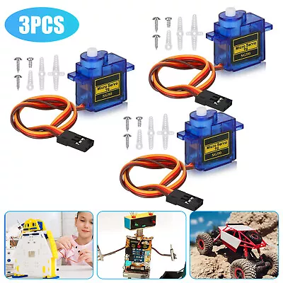 3/5/10Pcs SG90 9g Gear Digital Micro Servo Motor 1.6Kg Torque For RC Plane • $9.48