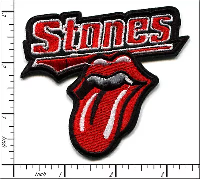 16 Pcs Embroidered Sew/Iron On Patches Music Badge Tongue 8.5x7.3cm AP056aB2 • $18.88