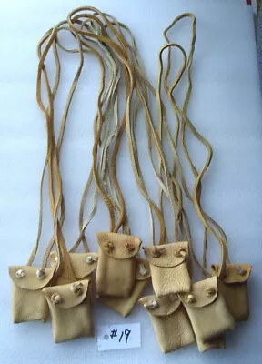 Leather  Medicine Bag . Wholesale Lot Of 10 - #19 • $35