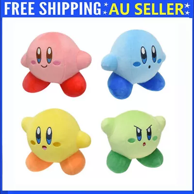 Cute Kirby Plush Pillow Toys Soft Stuffed Doll Kids Birthday Cartoon Gifts 15cm • $17.98