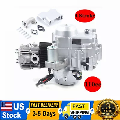 4Stroke 110cc Engine Motor Auto Transmission Electric Starter For ATV GO Kart  • $189.05