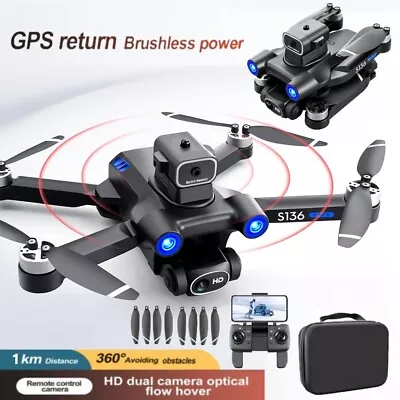 Drones Quadcopter 4K GPS Drone With HD Camera WiFi FPV Obstacle Avoidance RC • $89.88