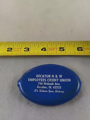 Vintage Decatur N&W Credit Union Coin Purse Rubber *EE22 • $15