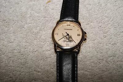 CE Mens Mid Size Vintage Tourneau Pegasus Limited Edition Gold Plated 30mm Watch • $19.99