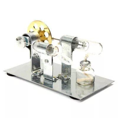 Hot Air Stirling Engine Model Electric Generator Motor Physics Steam Power Toy • $27.12