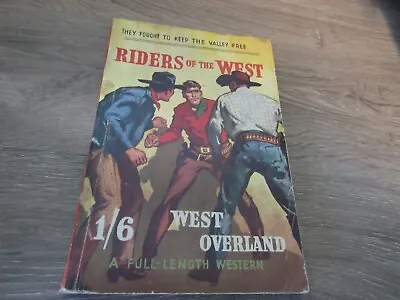 £24.72 • Buy Riders Of The West By West Overland  Brown & Watson 1950s British Pulp  Western
