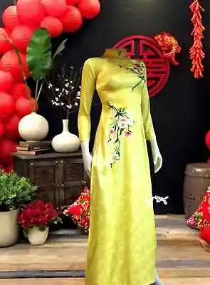 Vietnamese Embroidery Traditional Ao Dai For Women • $39.99