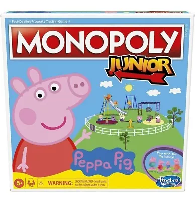 Monopoly Junior Peppa Pig Edition Board Game Brand New Sealed • $12.99