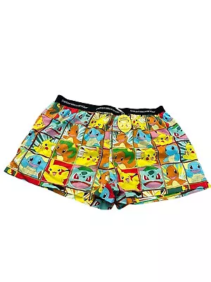 Peter Alexander Mens Pyjama Shorts Size XL Pokemon Starters Pikachu BNWT • $40.95