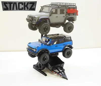 STACKZ 1/18 Scale RC Car Shelf Pit Display Stand Rack For Traxxas TRX-4M Crawler • $77.08