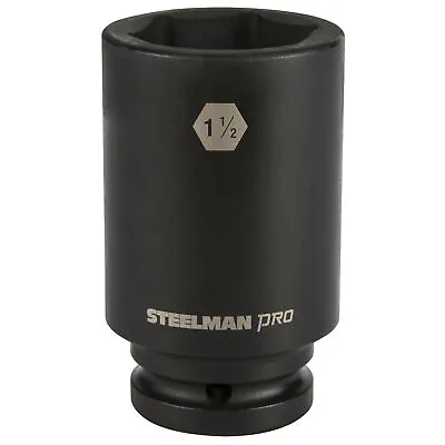 Steelman Pro 3/4 In. Drive 1-1/2 In. 6 Point Deep Impact Socket 79272 • $19.99