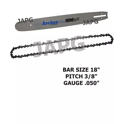£22.31 • Buy 18  Bar & Chain Set, Mac Allister MCS2400 Chainsaw Part B&Q
