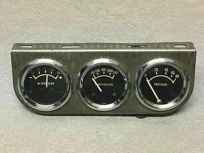 Vintage Gauge Cluster Retro Glass Made In Usa • $58.47