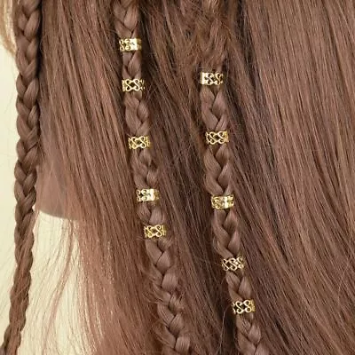 Cuffs Hair Beads Hair Ring Clips Braid Dreadlocks Bead For Women|Girls|Kids • £3.26