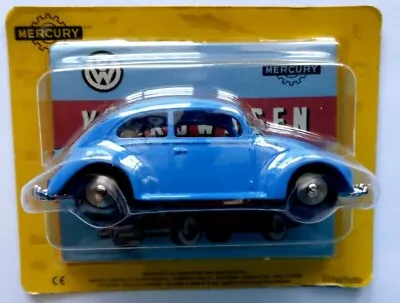 Rare 1/48 Blue Volkswagen Maggiolino Beetle Mercury Atlas Switzerland • $11.50